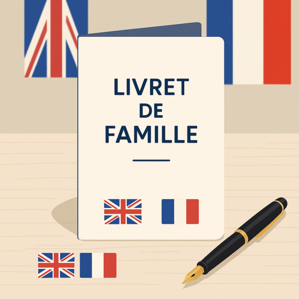 Traduction Livret de Famille