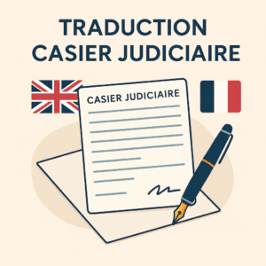 Traduction Casier Judiciaire Vierge
