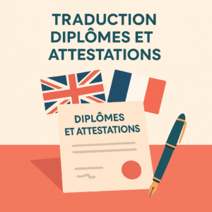 Traduction Diplômes et Attestations de Réussite