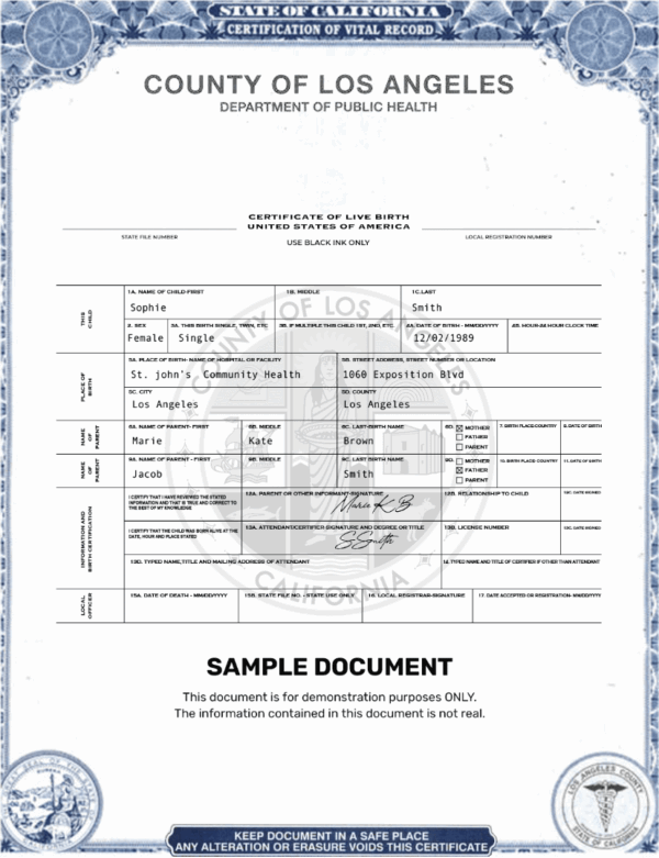 Birth Certificate US/Philippines
