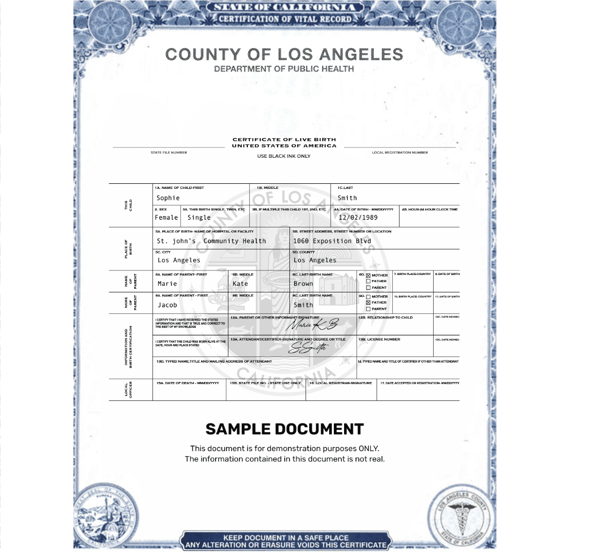 Birth Certificate US/Philippines